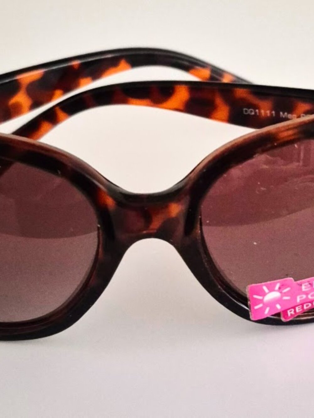 Foster Grant Elegance Meg Polarized Tortoise Sunglasses VTG Rare NWT